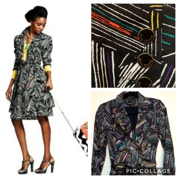 Duro Olowu Jackets & Blazers - Duro Olowu multicolor woven jacket size XS